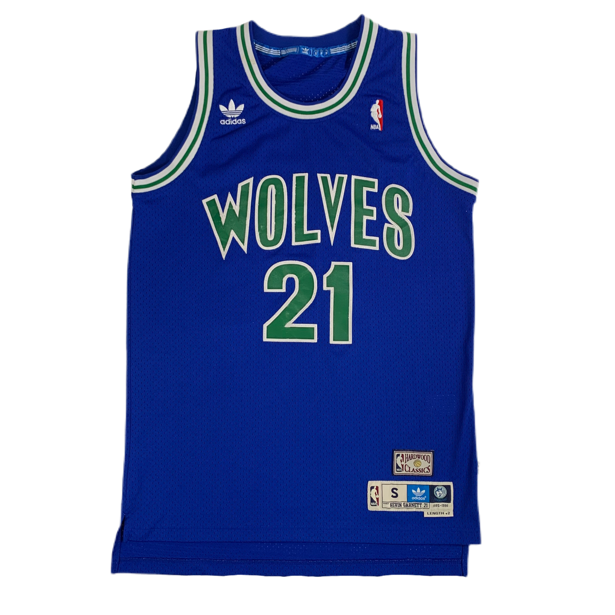 Vintage Minnesota Timberwolves Kevin Garnett Adidas Hardwood Classics Jersey jointcustodydc