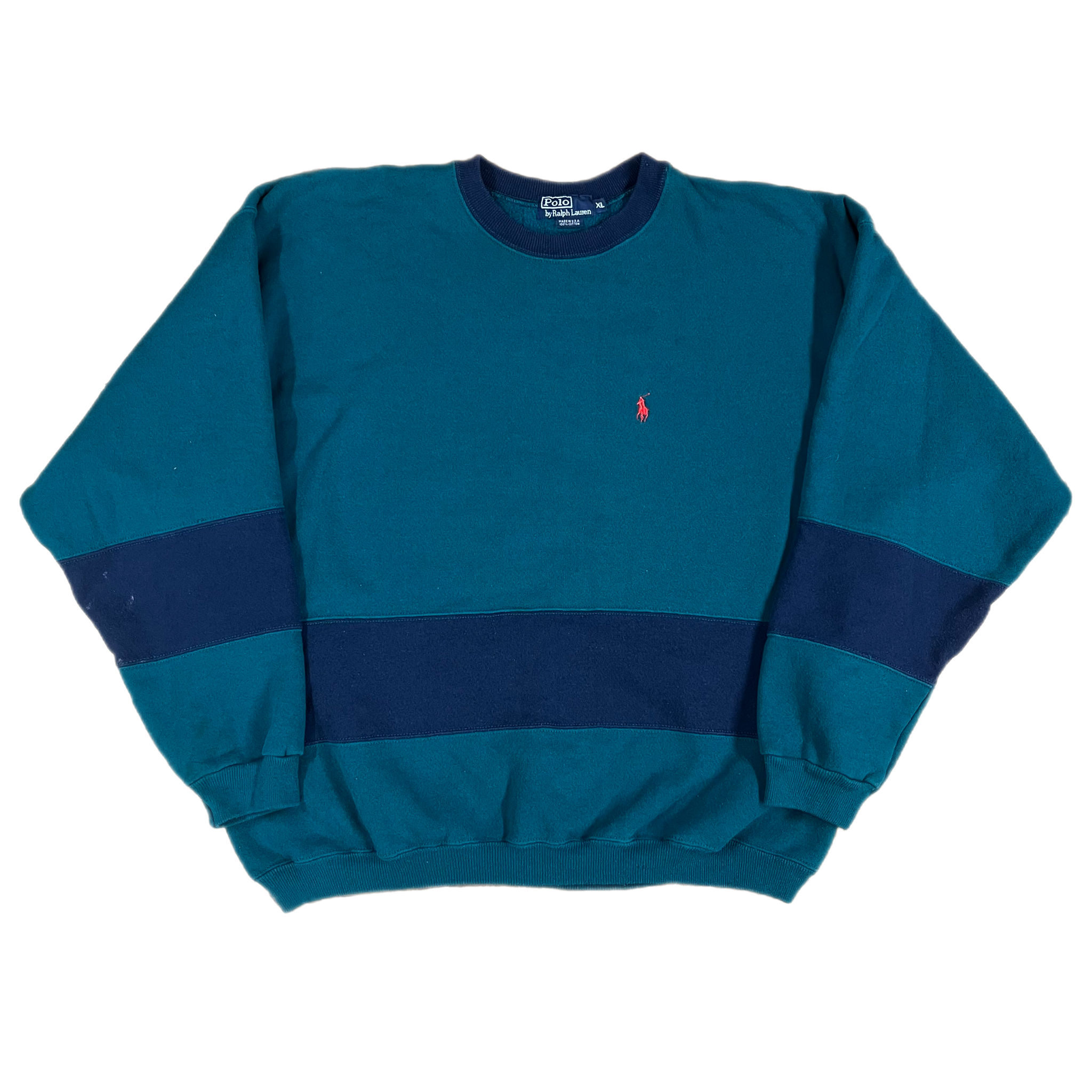 Vintage polo deals crewneck