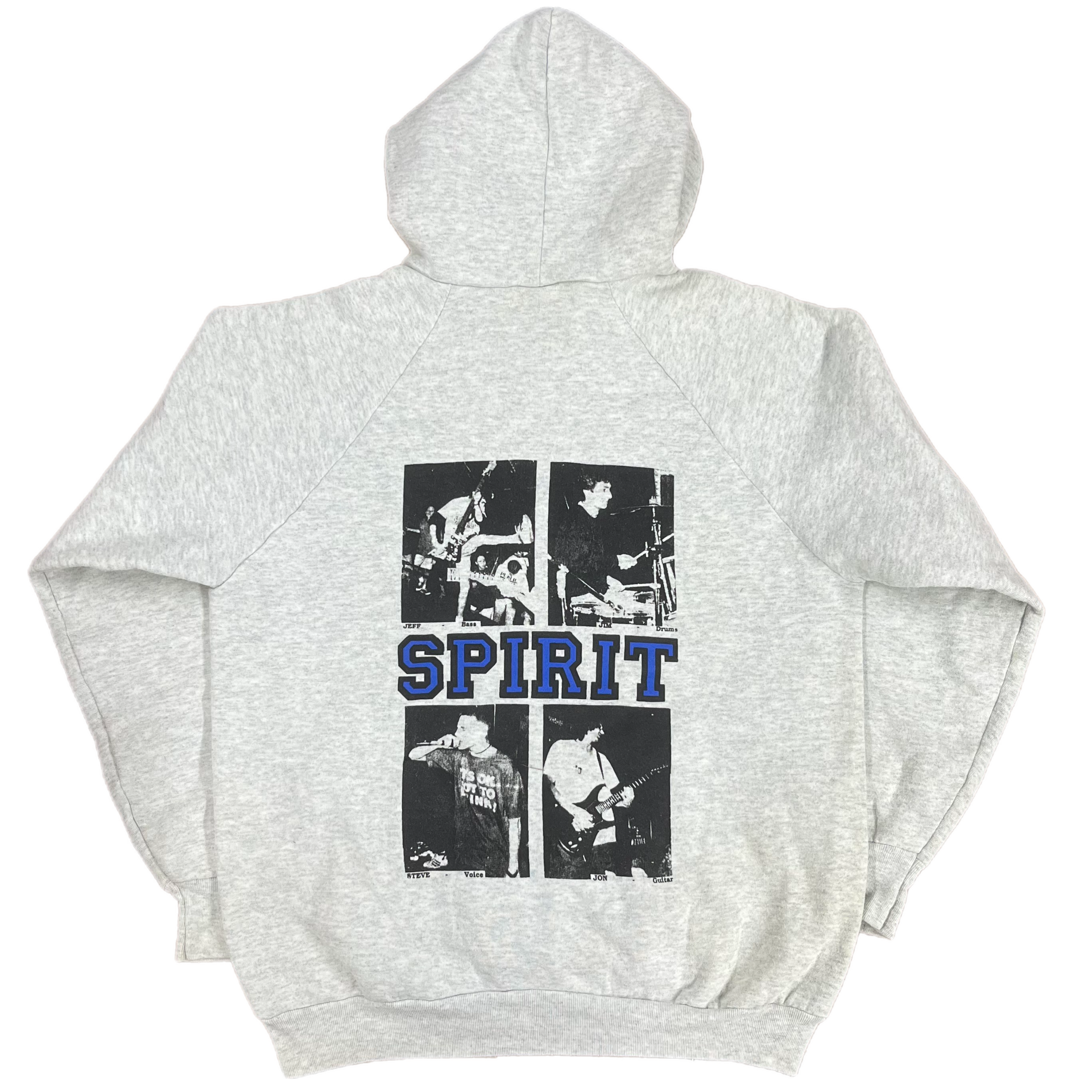 Retro split discount joint printed hoodie