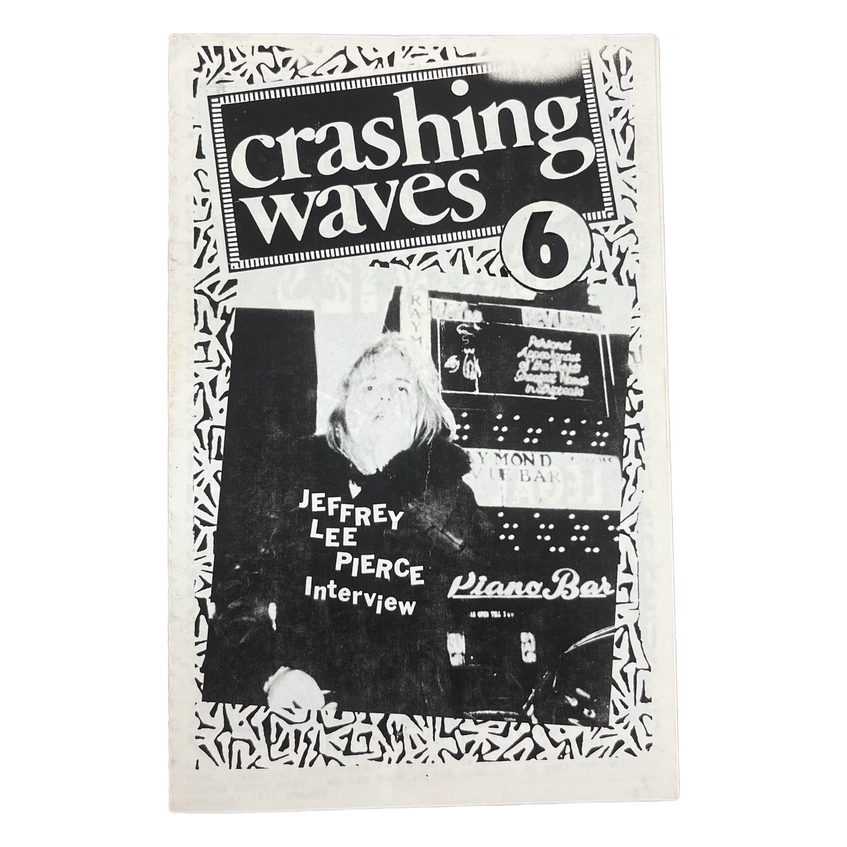 Vintage Crashing Waves Punk Fanzine &quot;Jeffrey Lee Pierce&quot; Issue #6