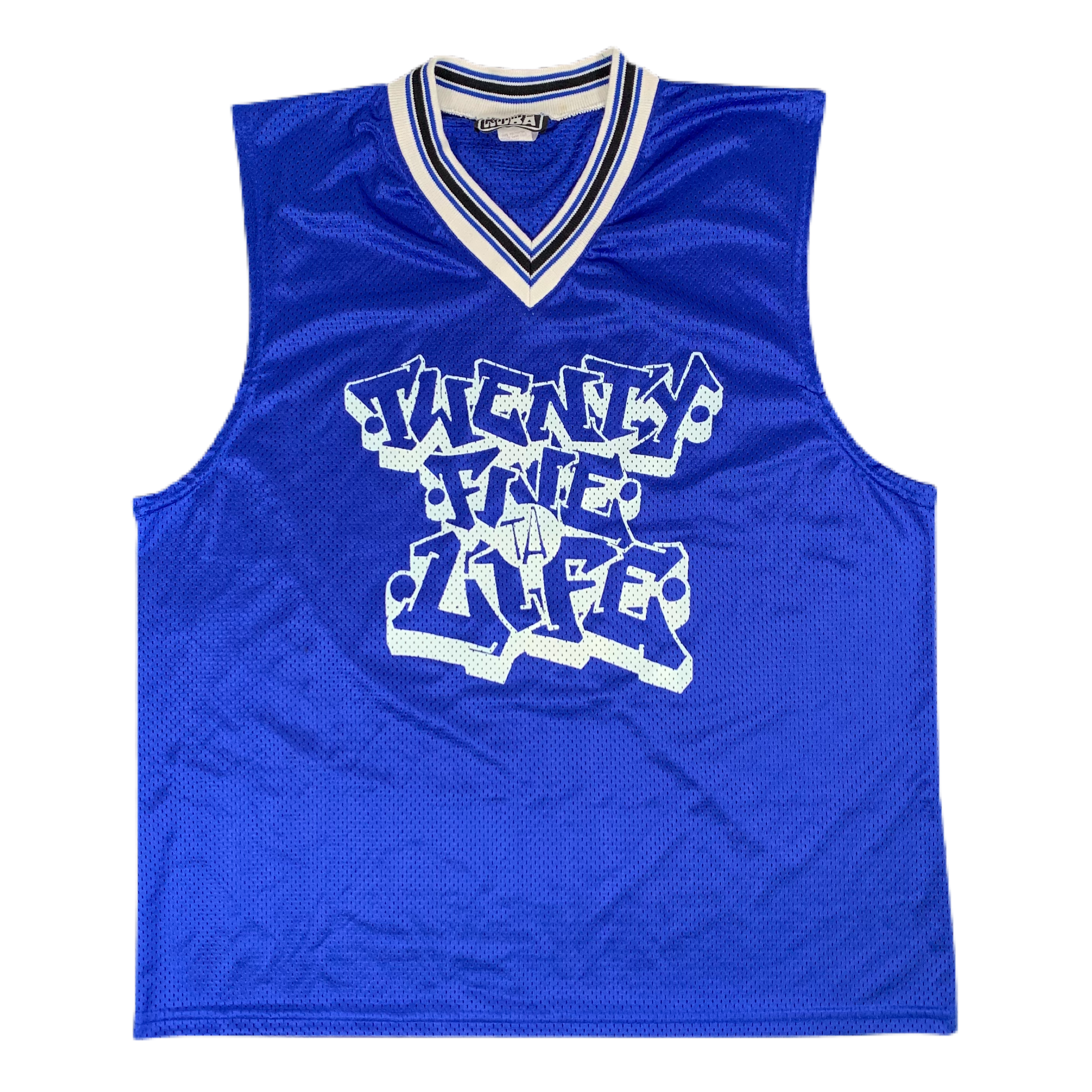 Vintage 25 Ta Life 'Keepin It Real' Basketball Jersey