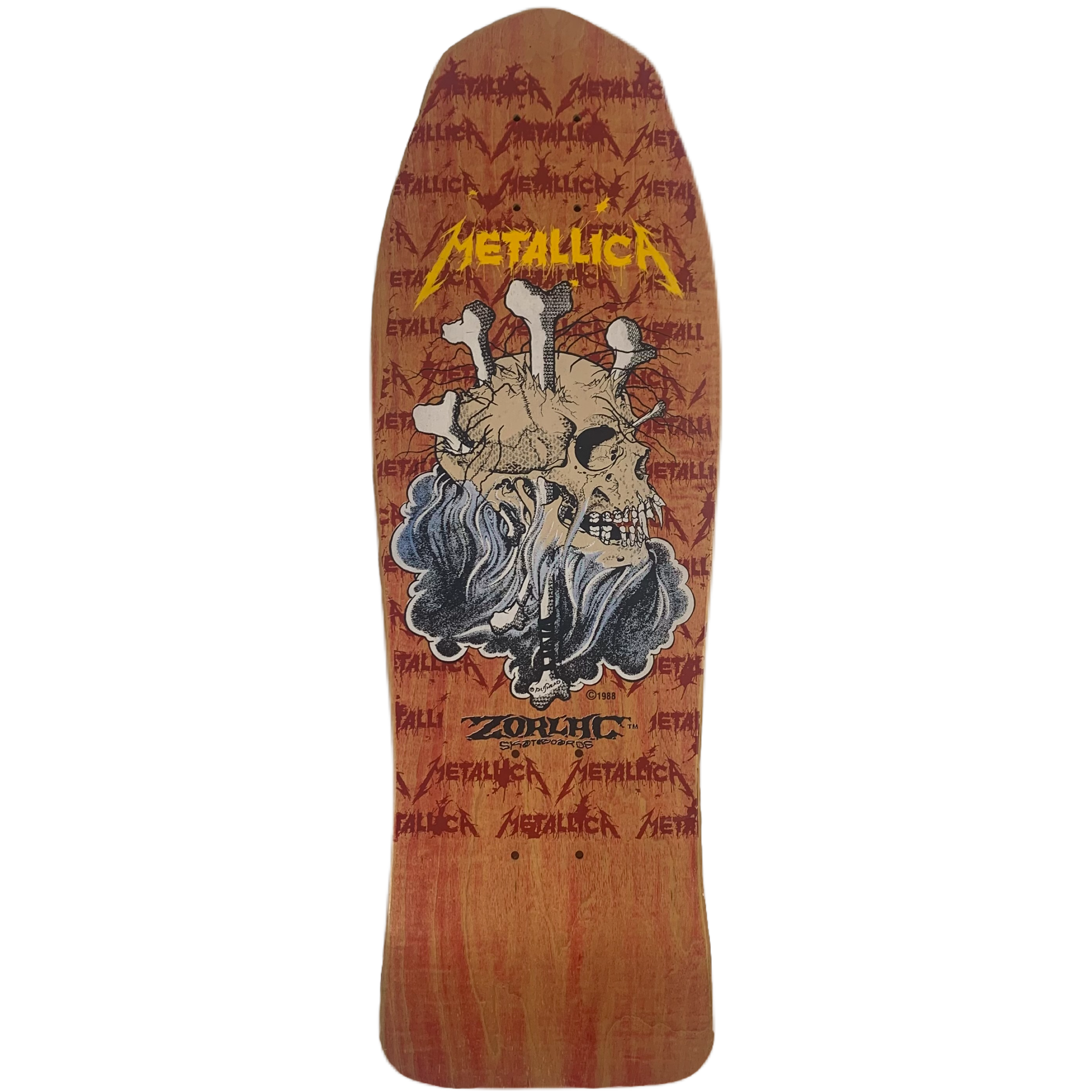 Vintage NOS Zorlac Metallica Pushead Skateboard Deck