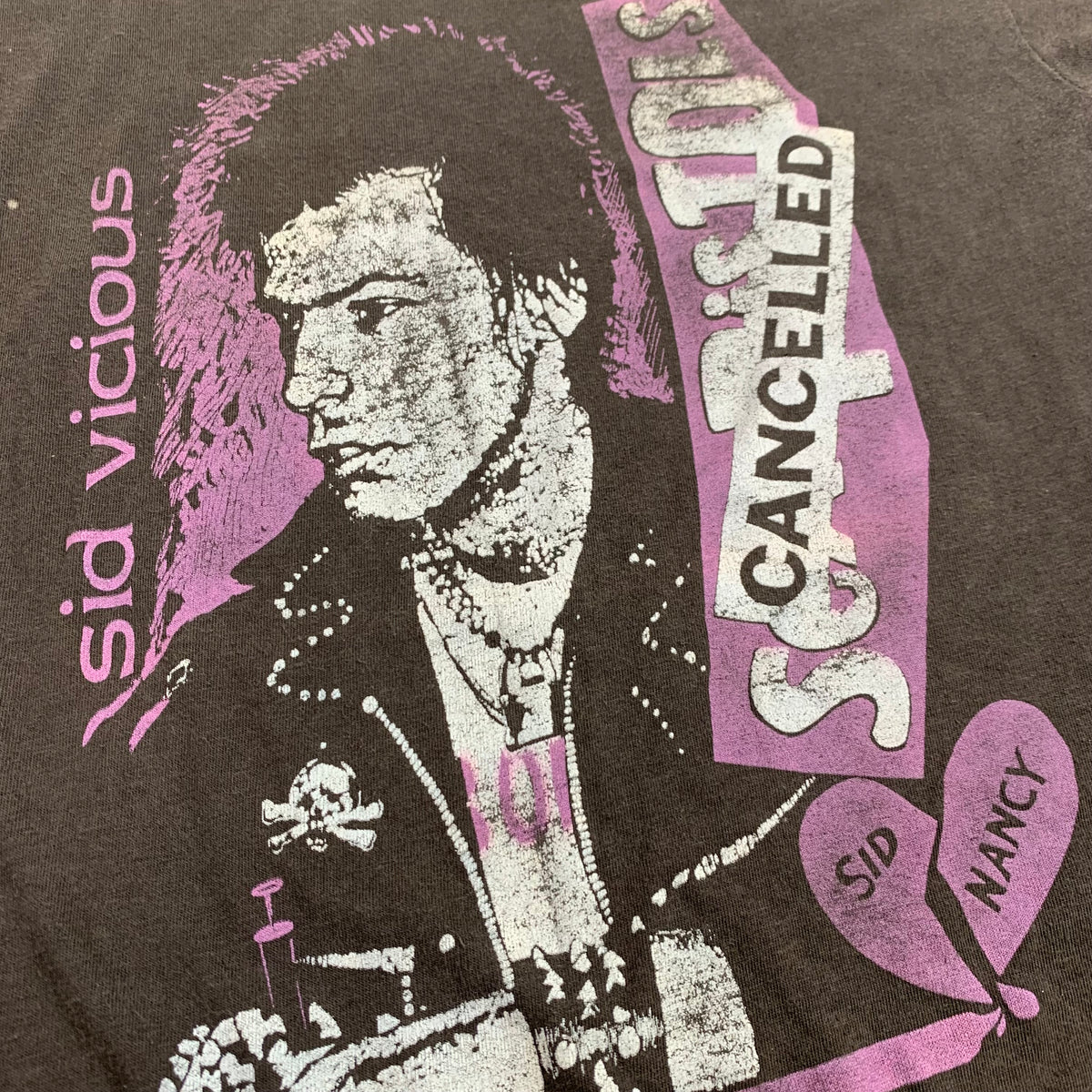 Vintage Sid Vicious &quot;Sex Pistols&quot; T-Shirt
