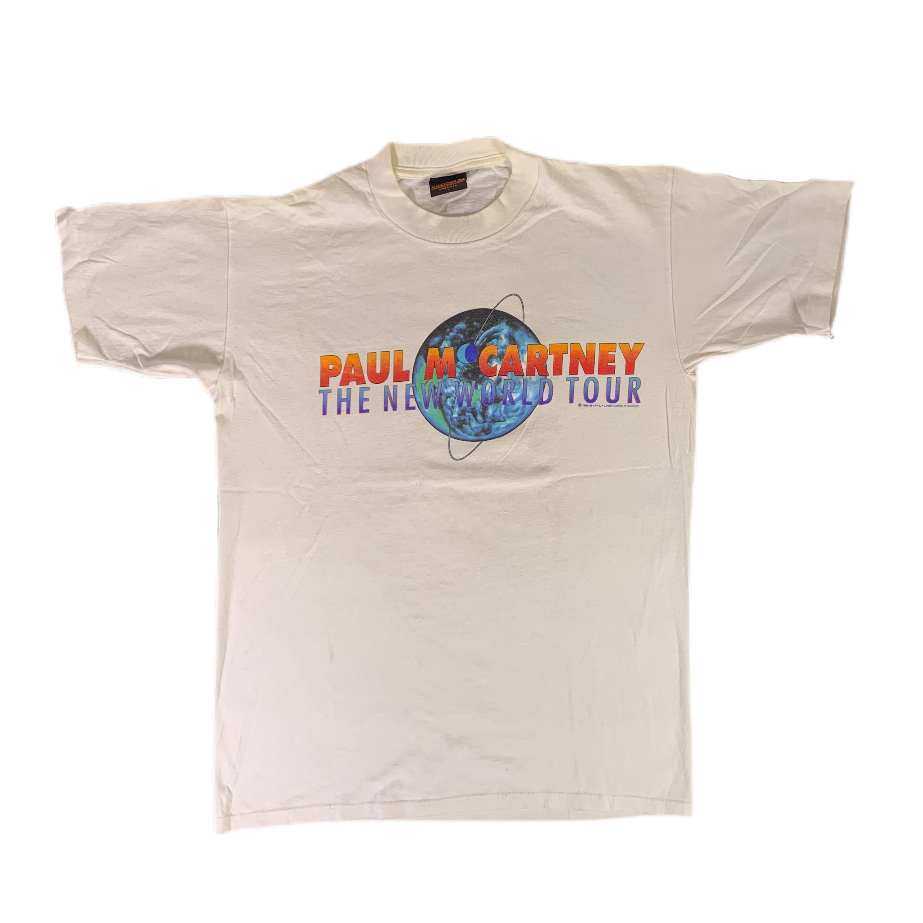 Vintage Paul McCartney The New World Tour T-Shirt