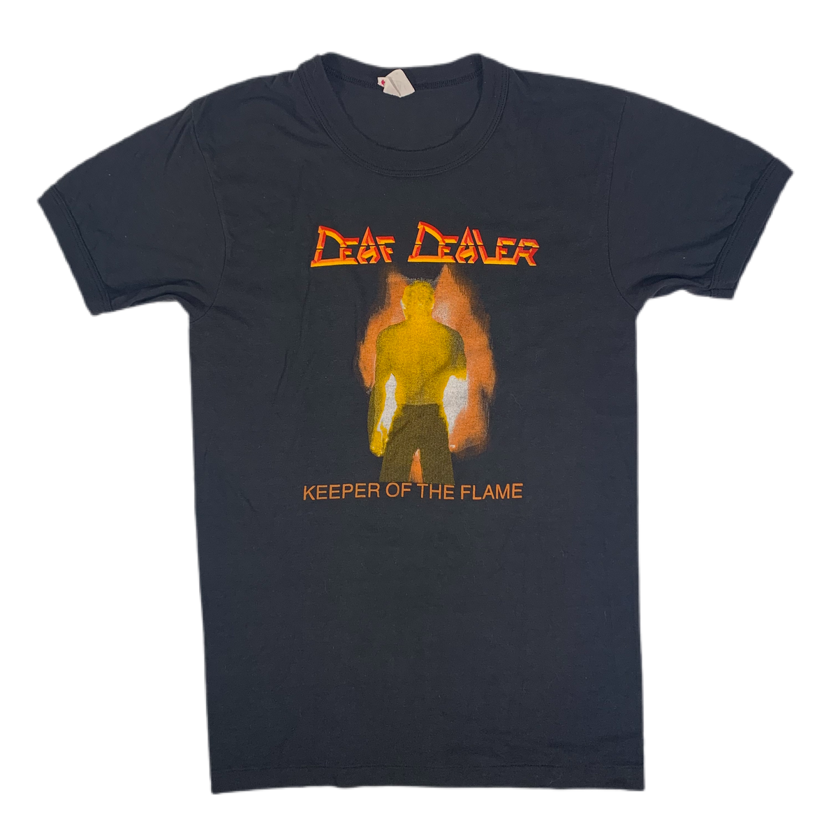 Vintage Deaf Dealer &quot;Keeper Of The Flame&quot; T-Shirt