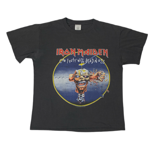 Vintage Iron Maiden “Can I Play With Madness” T-Shirt | jointcustodydc