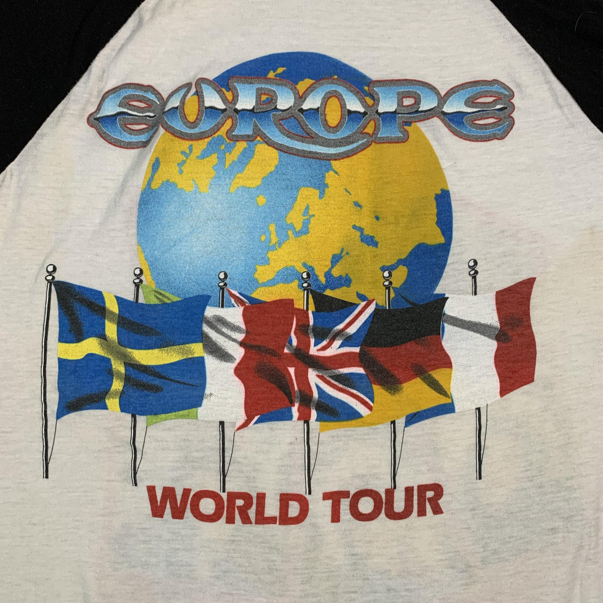 Vintage Europe “World Tour” Raglan - jointcustodydc