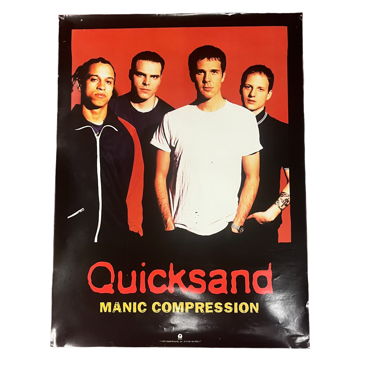 Vintage Quicksand &quot;Manic Compression&quot; Promotional Poster