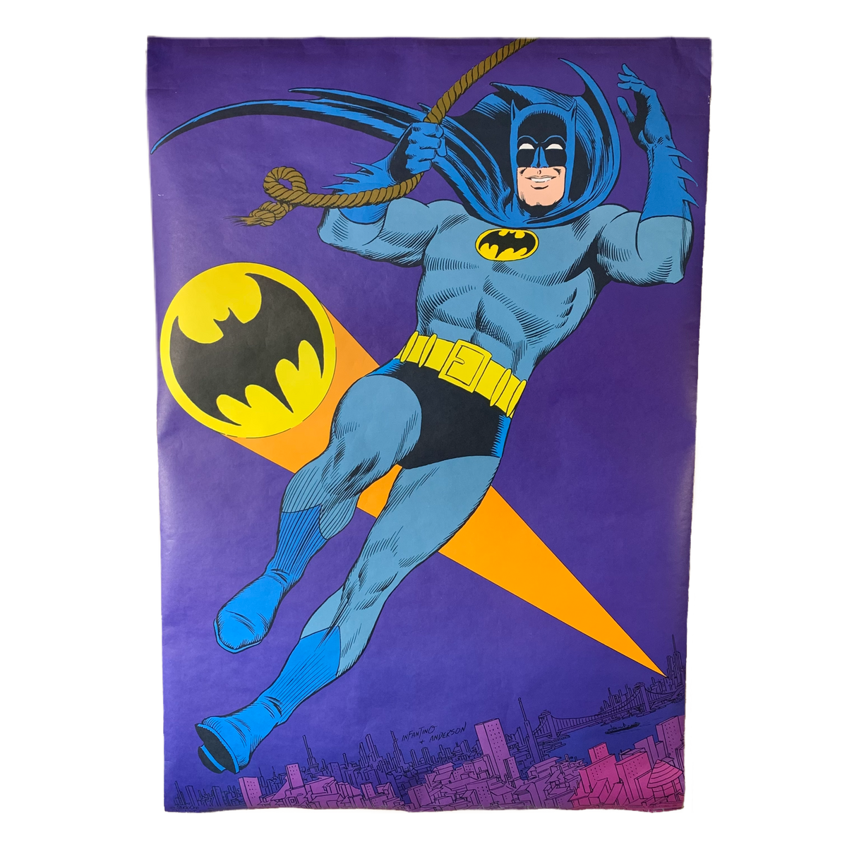 Vintage Batman &quot;Infantino + Anderson&quot; Poster
