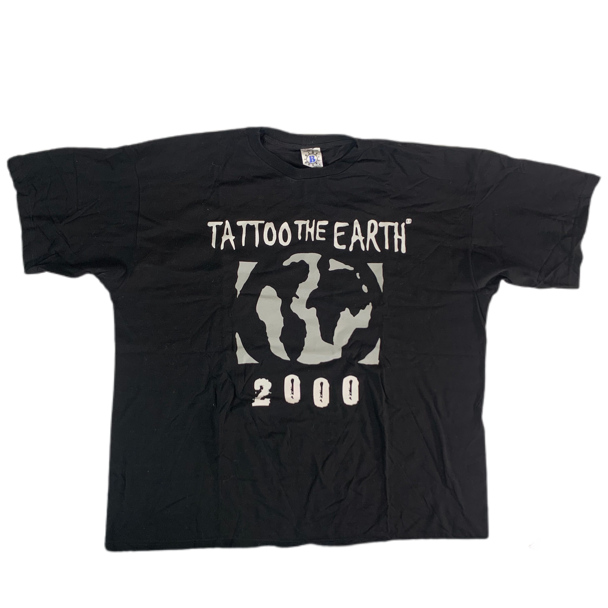 Vintage Tattoo The Earth &quot;2000&quot; T-Shirt