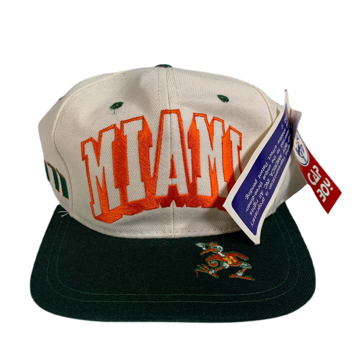 Vintage University Of Miami &quot;Hurricanes&quot; Hat