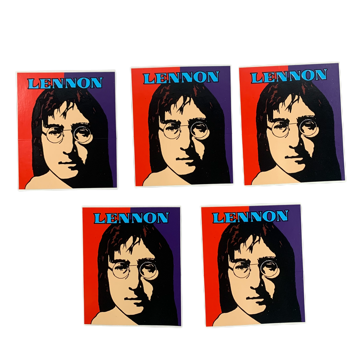 Vintage John Lennon “Pop Art” Sticker Lot