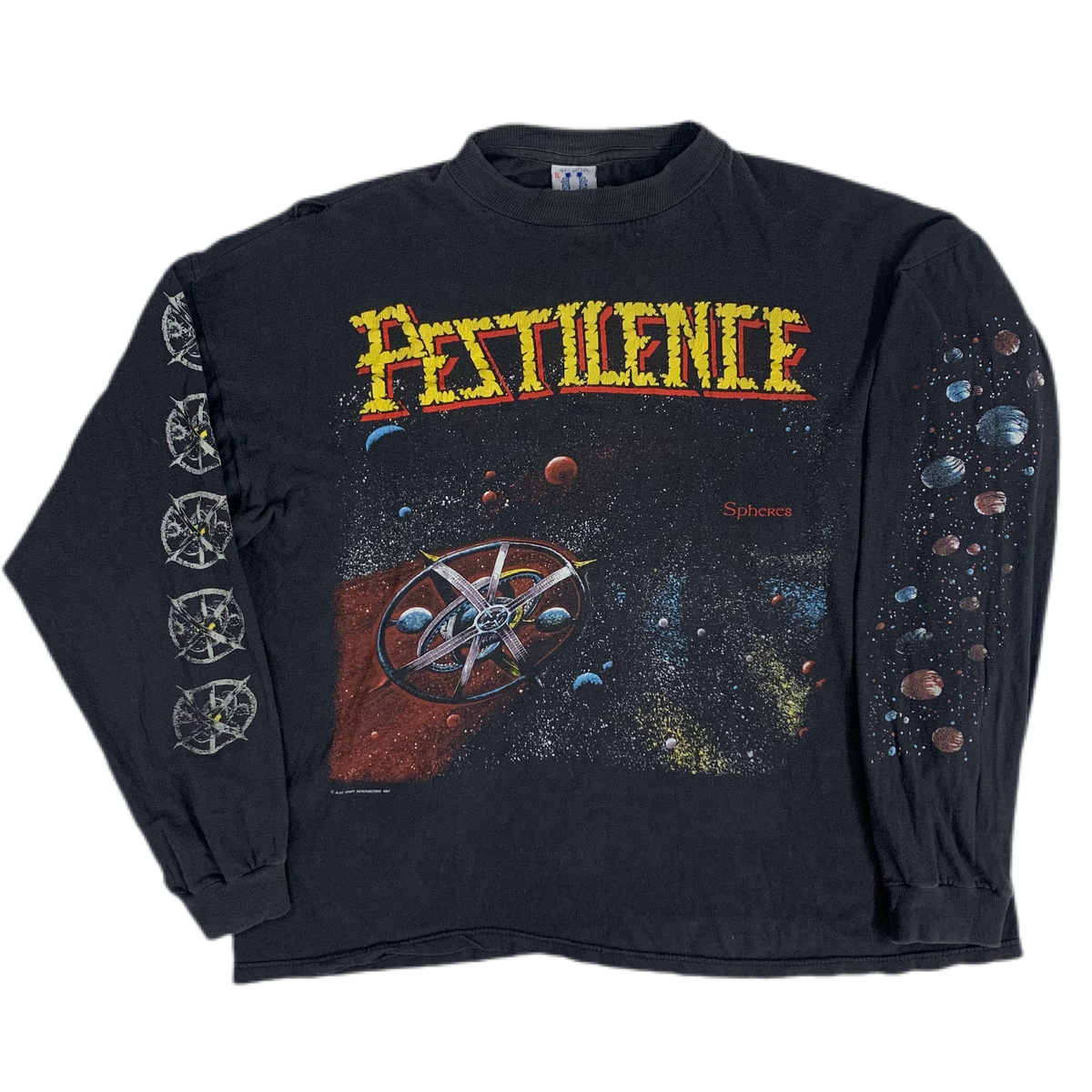 Vintage Pestilence &quot;Spheres&quot; Long Sleeve Shirt