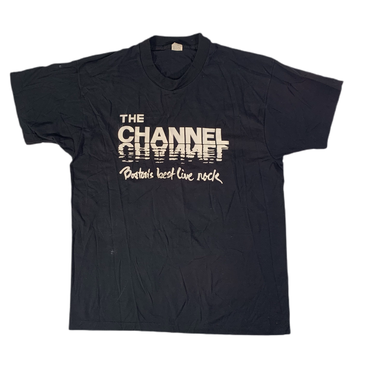 Vintage The Channel &quot;Boston&#39;s Best Live Rock&quot; T-Shirt