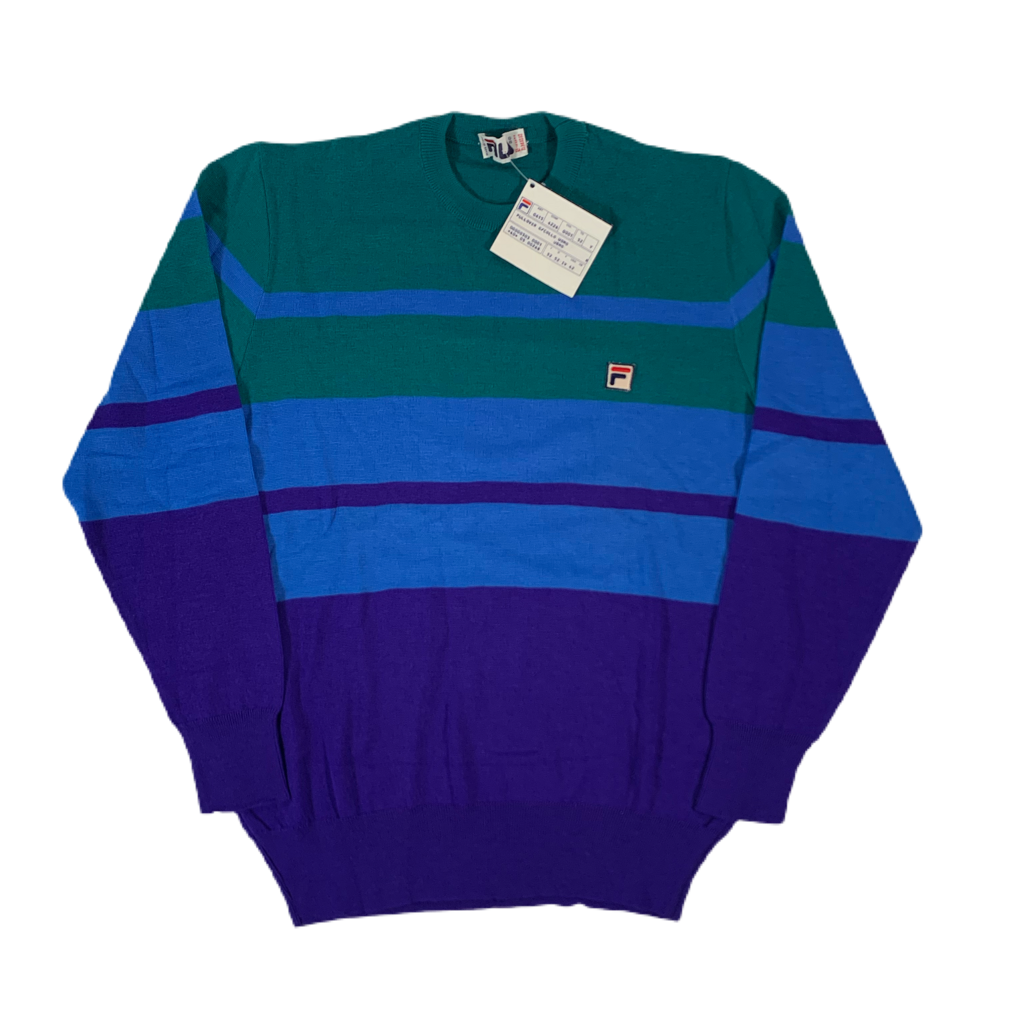 Vintage Fila "Striped" Knit Sweater - jointcustodydc