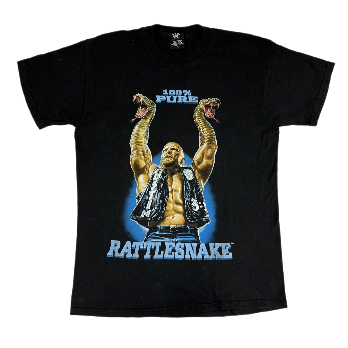 Vintage Stone Cold Steve Austin &quot;100% Pure Rattlesnake&quot; T-Shirt