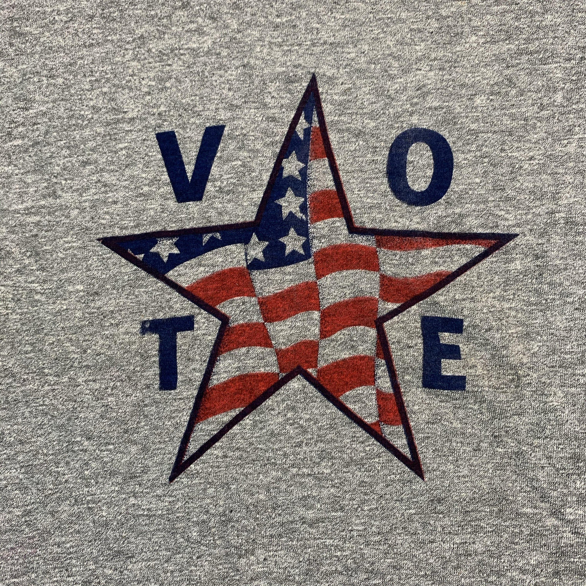 Vintage Original America Vote T-Shirt detail