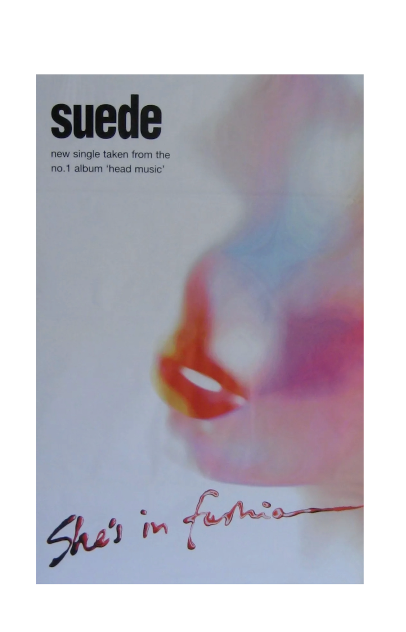 Vintage Suede “She’s In Fashion” Subway Poster - jointcustodydc