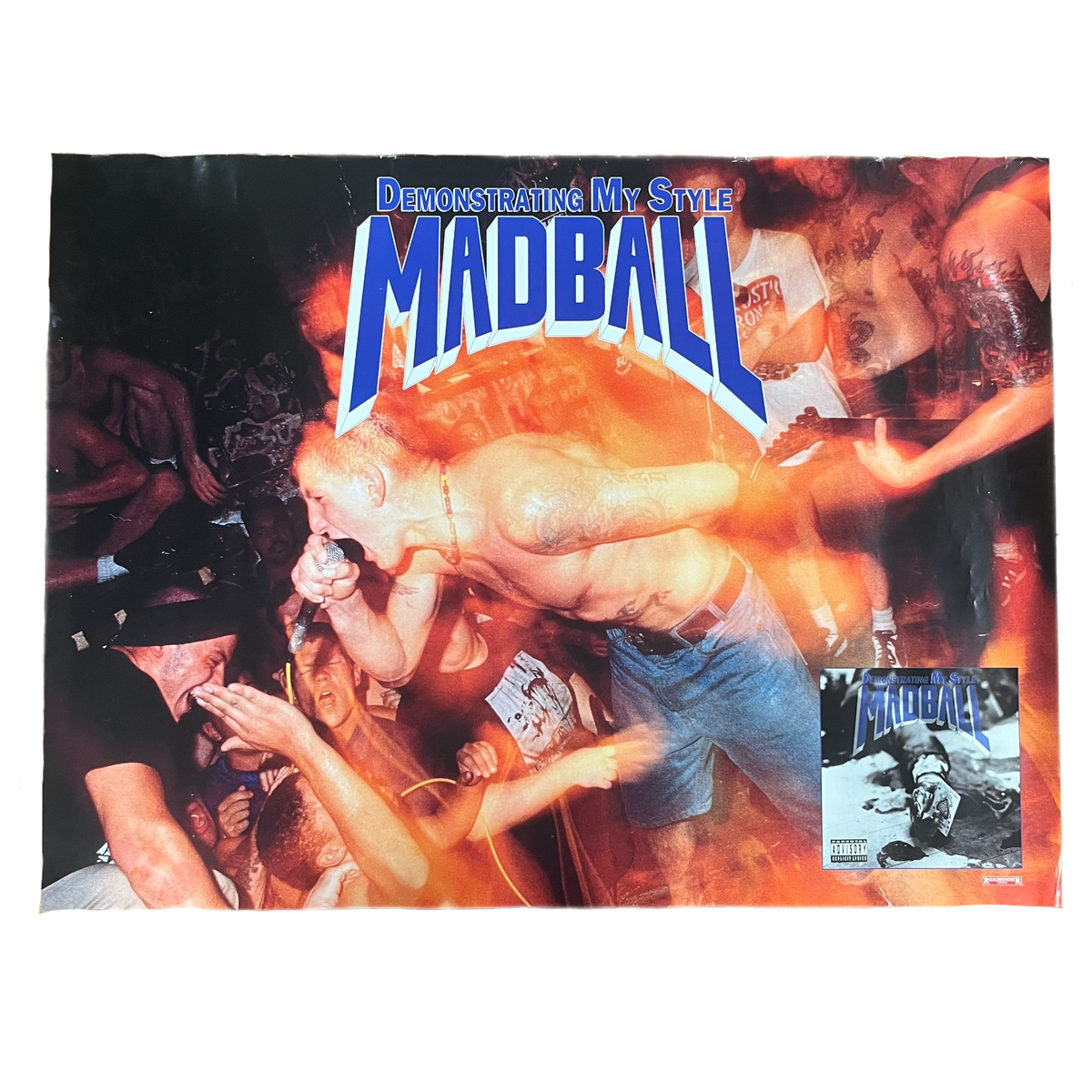 Vintage Madball &quot;Demonstrating My Style&quot; Poster