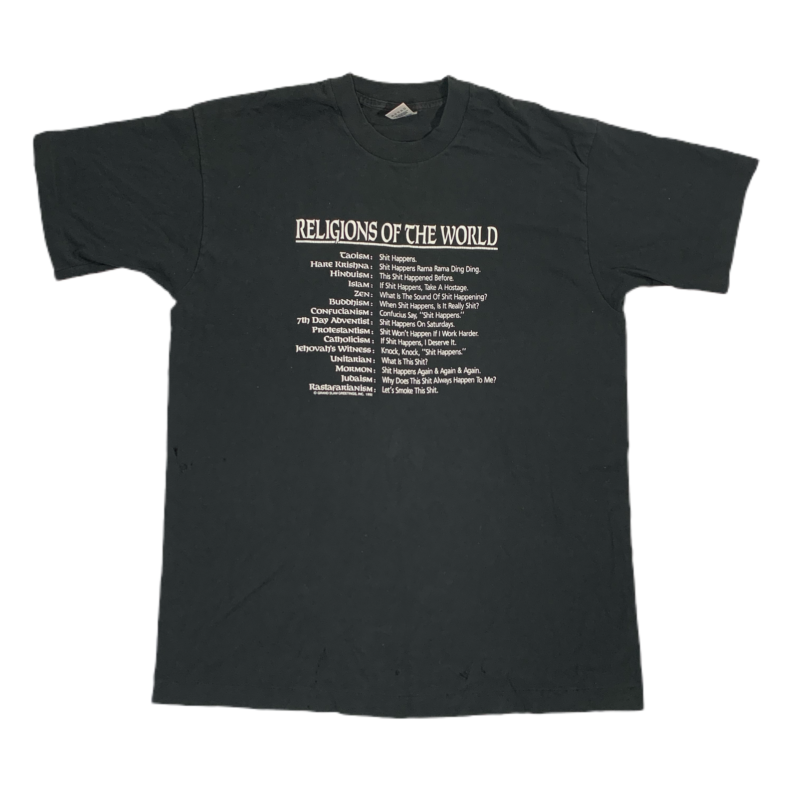 Vintage Religions “World” T-Shirt - jointcustodydc