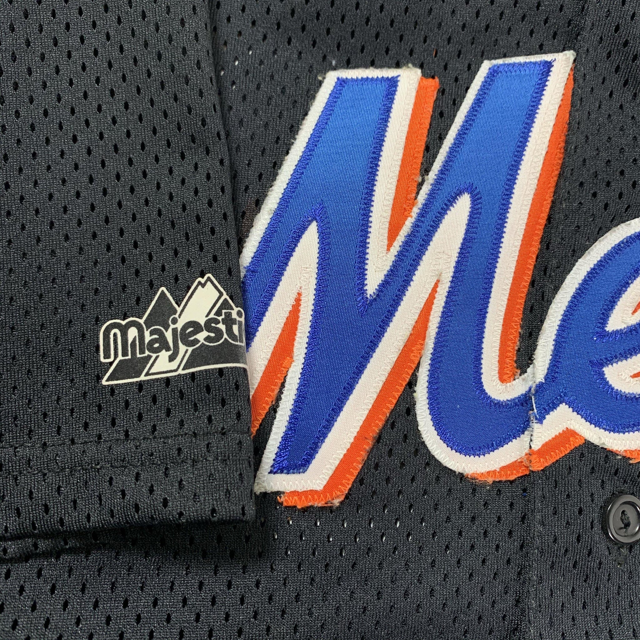 Mlb New York Mets Retro 25 Anniversary Baseball Jersey Dunkin Donuts As-is