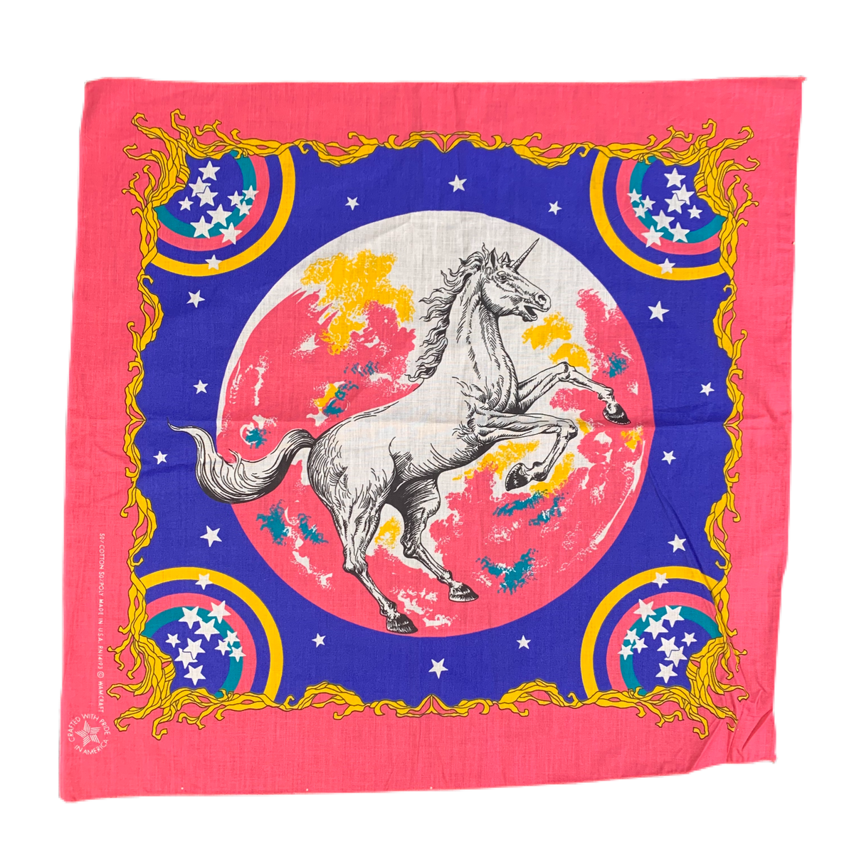 Vintage Unicorn &quot;Moon&quot; Bandana