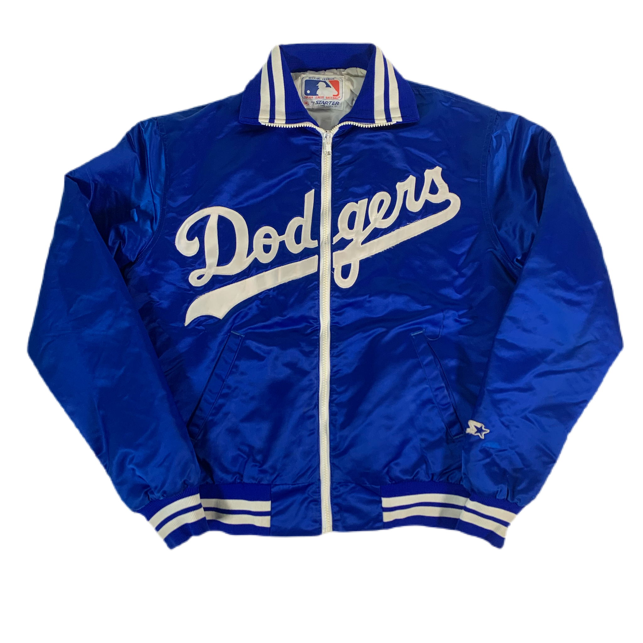 Vintage Starter Los Angeles LA Dodgers MLB Jersey Black & Blue - Size Large