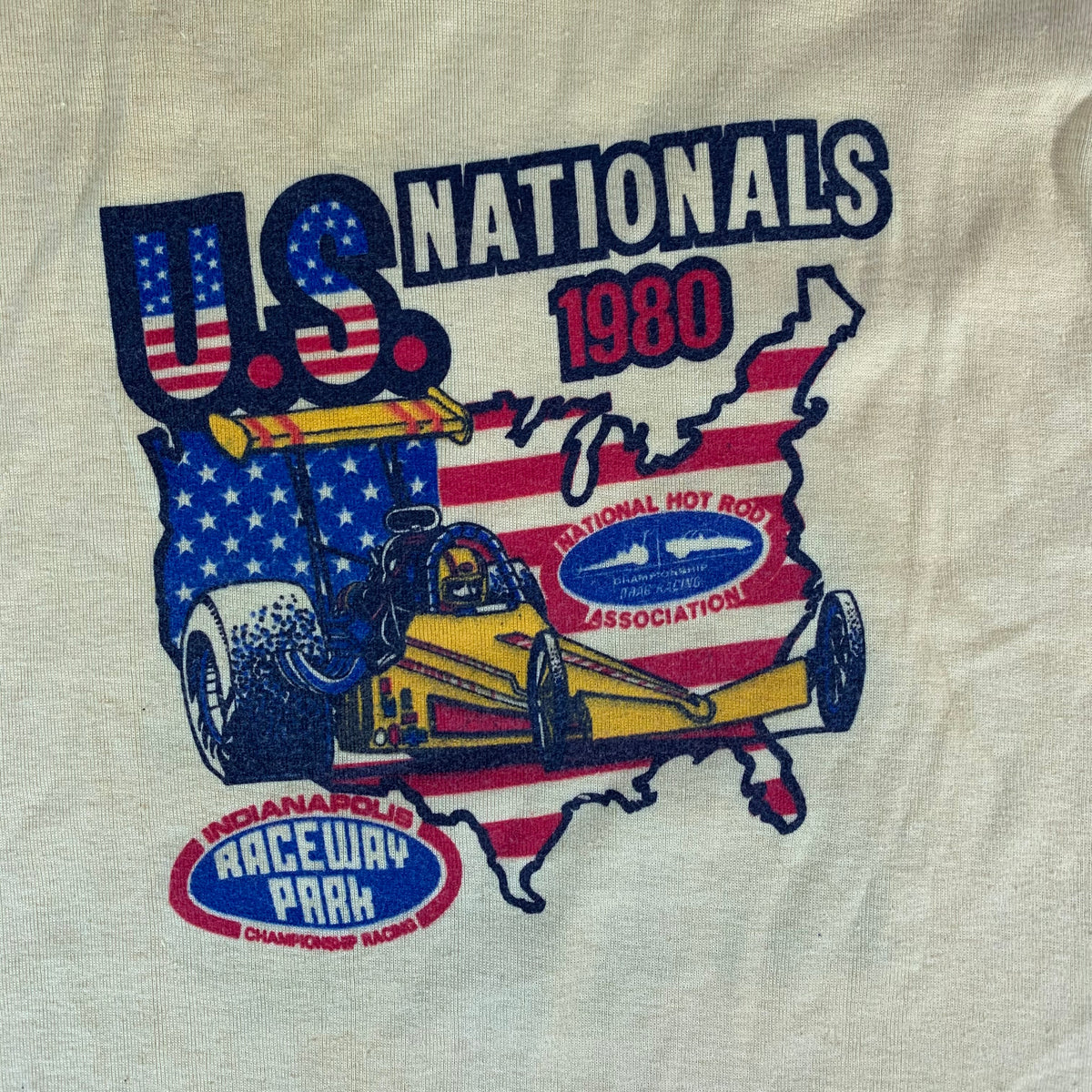 Vintage NHRA Indianapolis Raceway Park &quot;U.S. Nationals&quot; T-Shirt