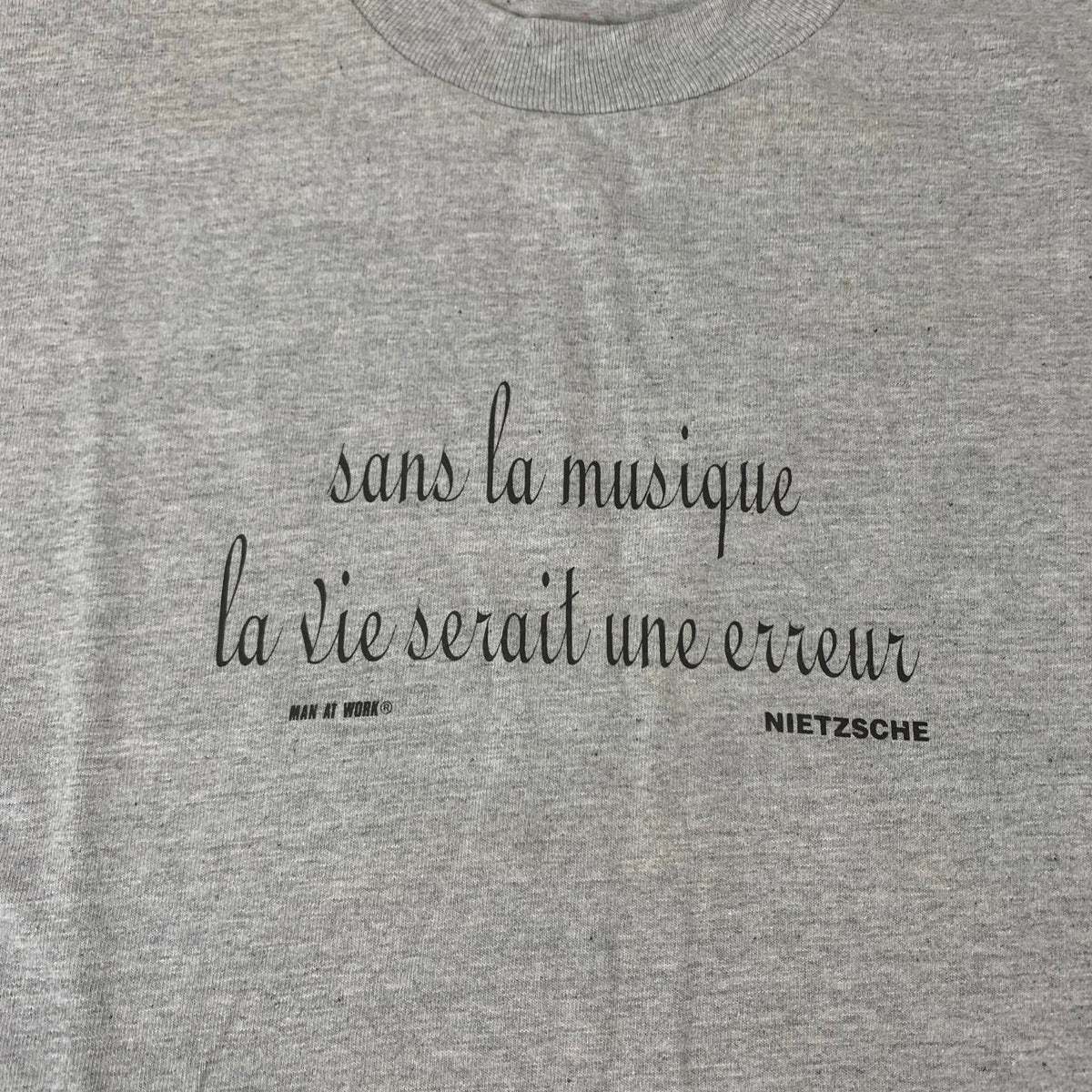 Vintage Nietzsche “Sans La Miusique” T-Shirt