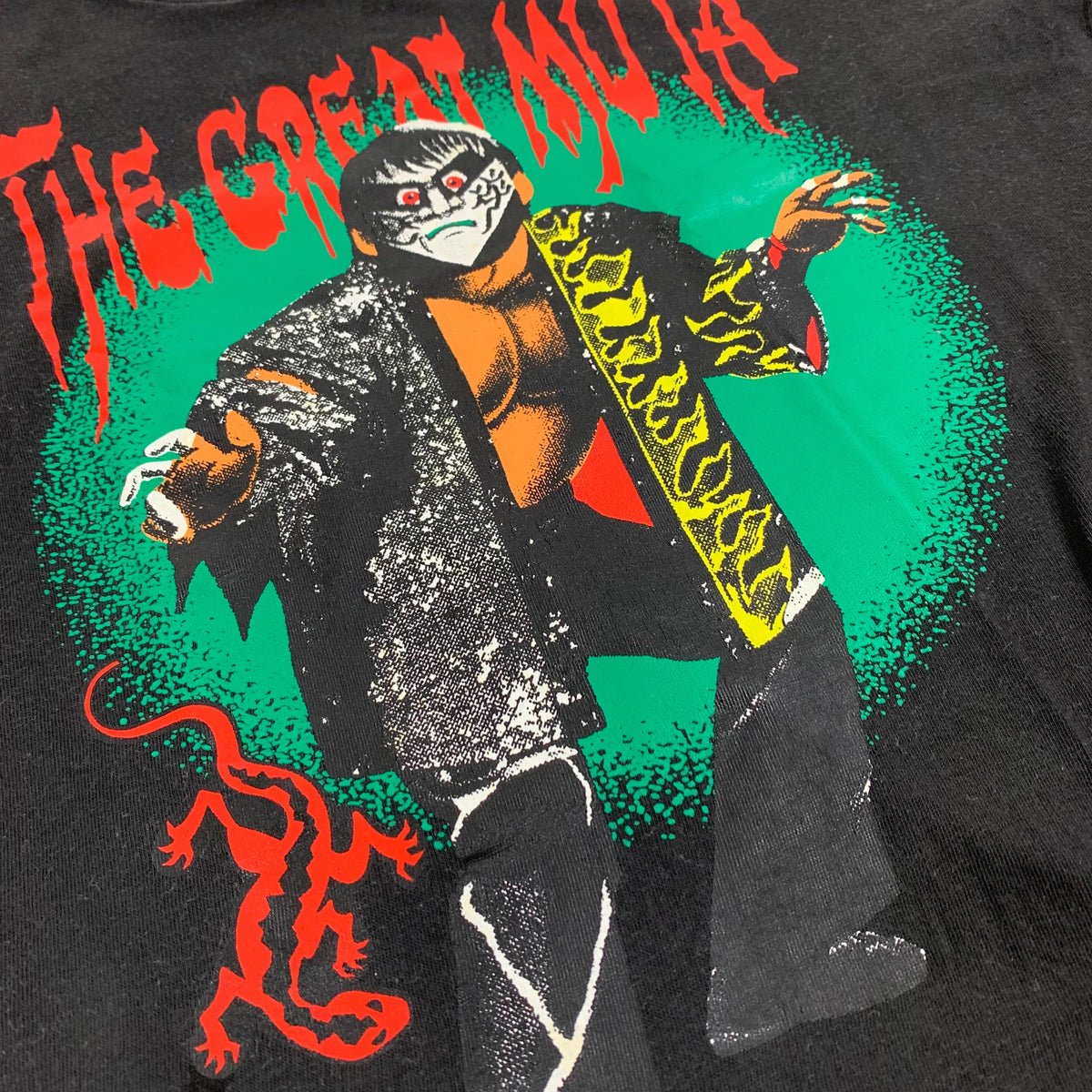 Vintage The Great Muta &quot;King Of Sports&quot; New Japan Pro-Wrestling T-Shirt
