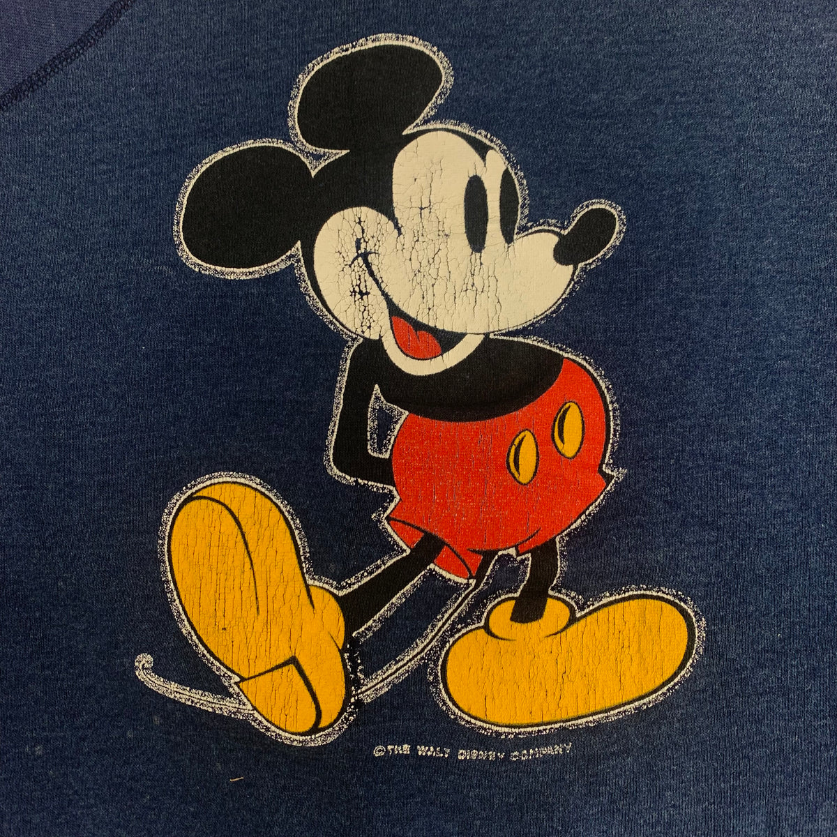 Vintage Mickey Mouse &quot;The Walt Disney Company&quot; Raglan Sweatshirt