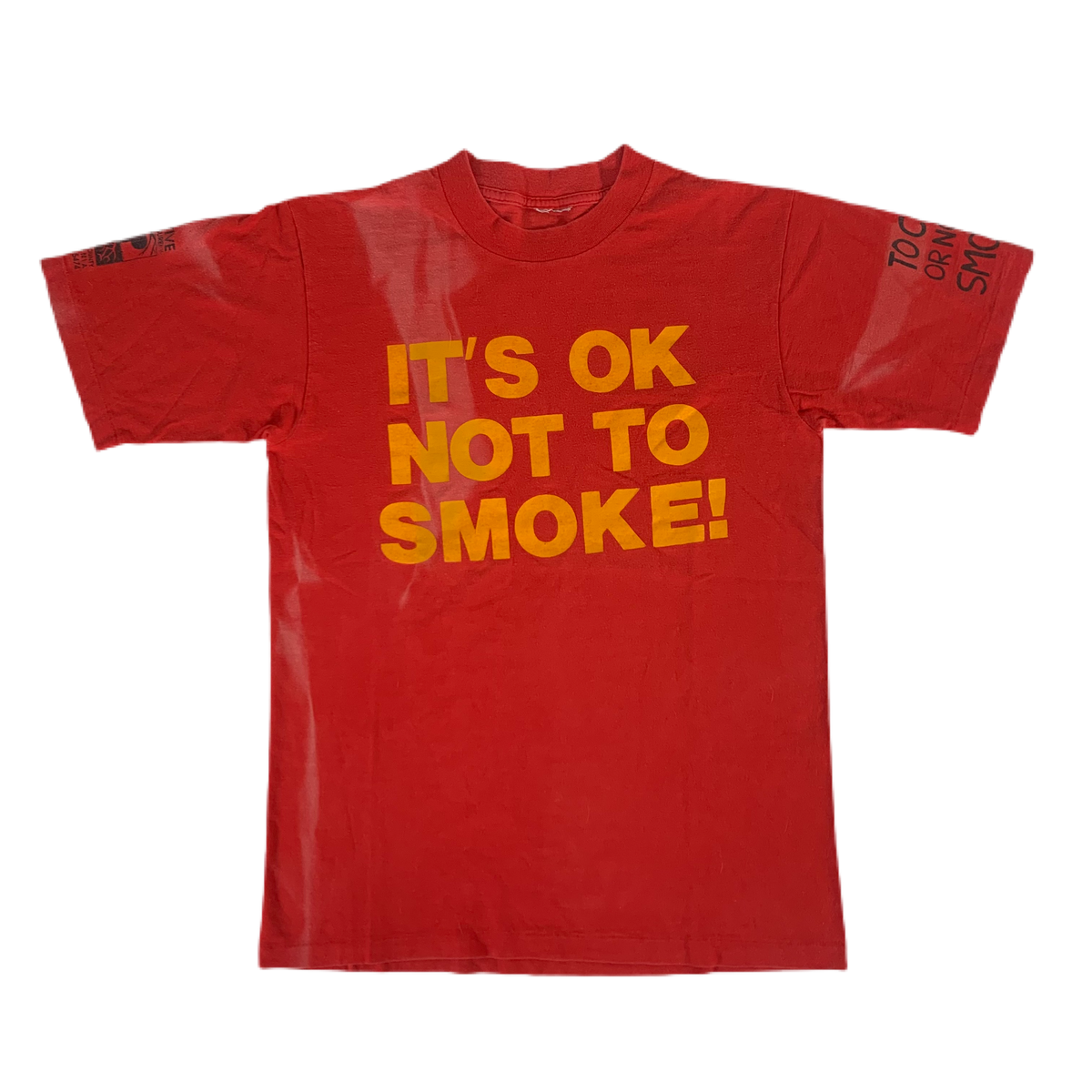 Vintage Positive Peer Pressure &quot;It&#39;s Ok Not To Smoke&quot; T-Shirt