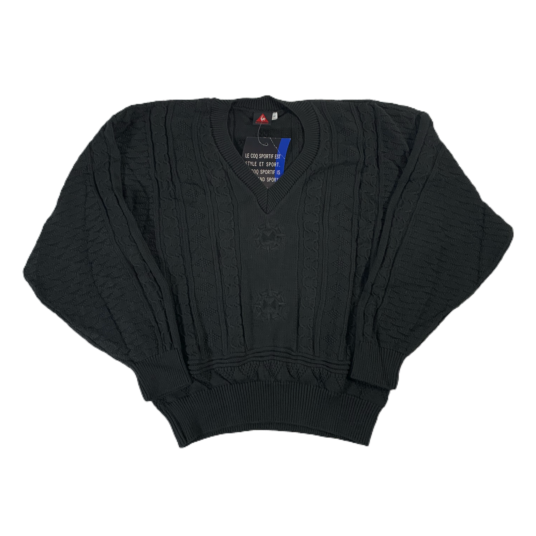 Vintage Le Coq Sportif Cable Knit Sweater jointcustodydc