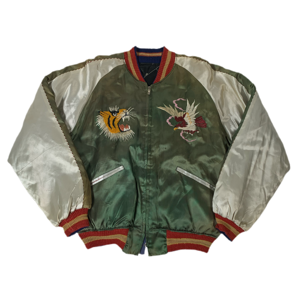 EXTRAORDINARY ■ BSC SOUVENIR SATIN JACKET Satin Souvenir Bomber Jacket – Labour Union Clothing-Since