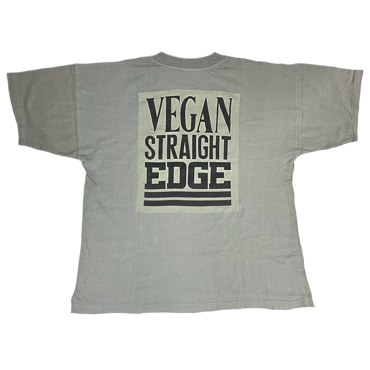 Vintage Vegan Straight Edge &quot;Consider Going One Step Further&quot; T-Shirt