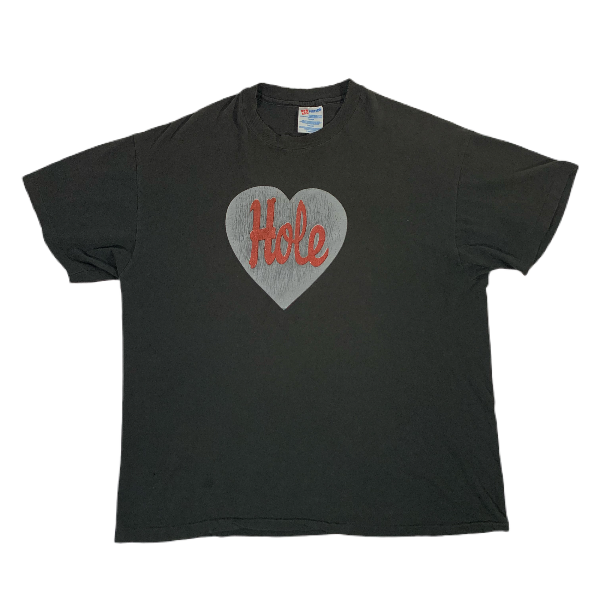 Vintage Hole "Glitter Heart" T-Shirt - jointcustodydc