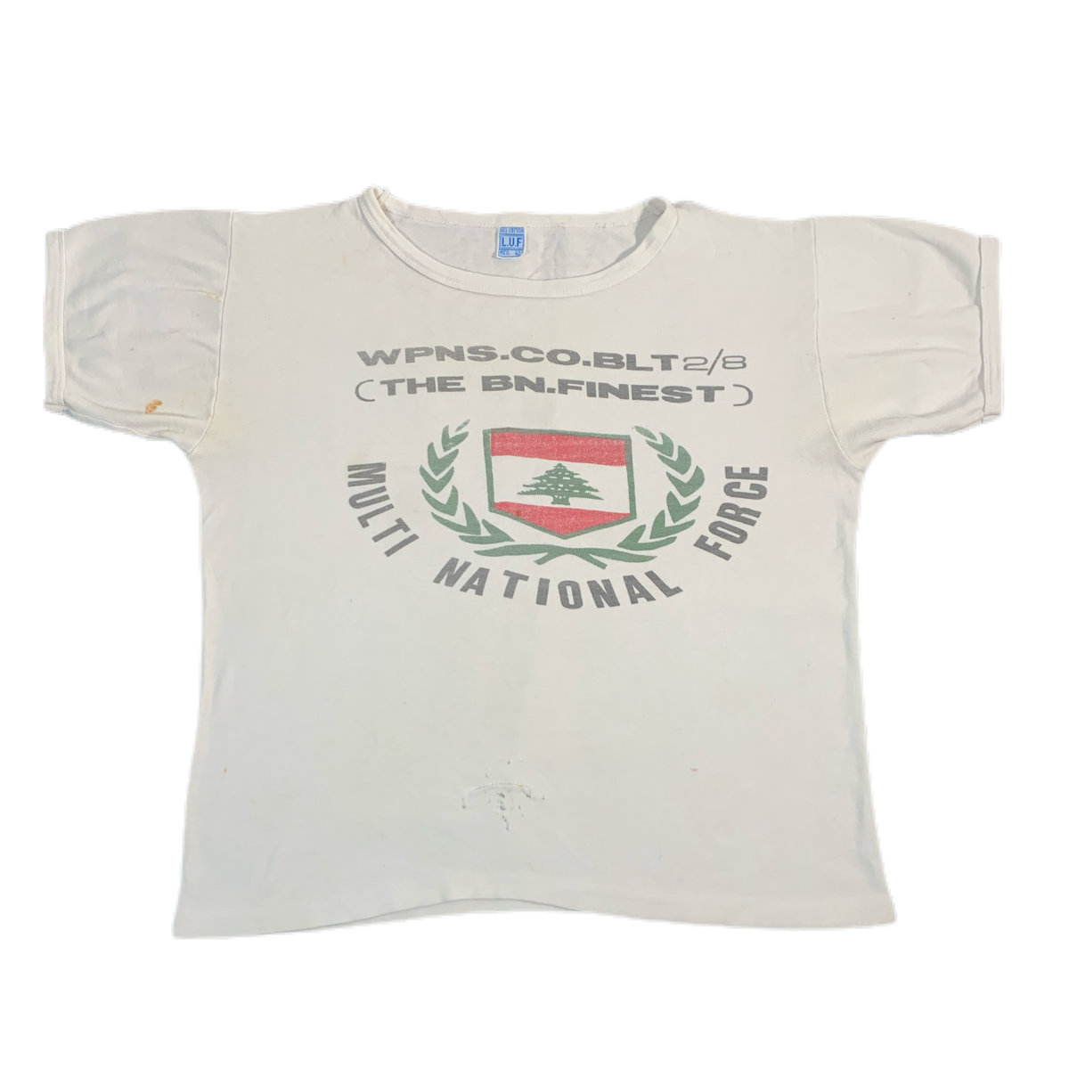 Vintage Multi National Force “Beirut ‘82” T-Shirt - jointcustodydc