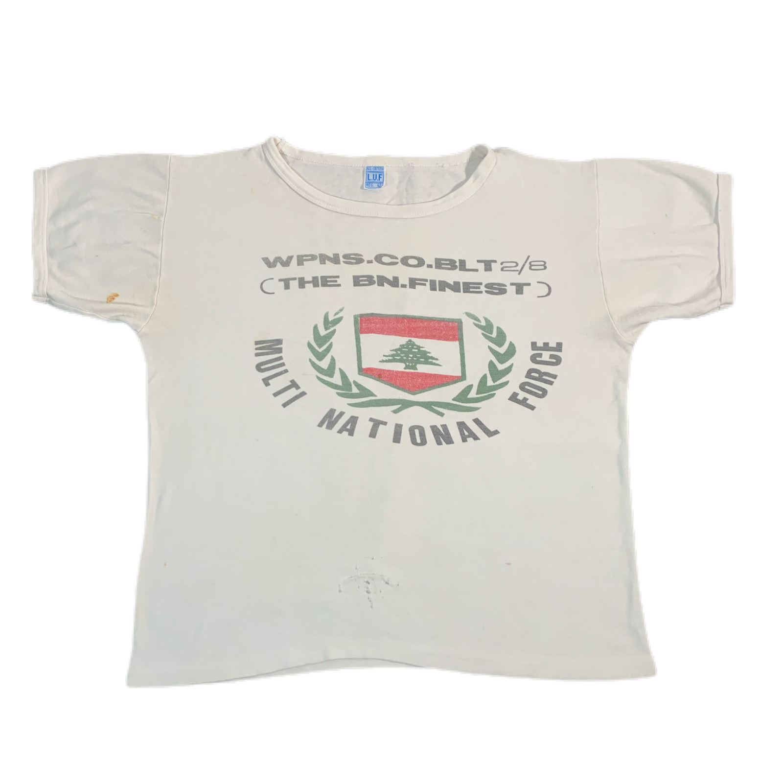 Vintage Multi National Force “Beirut ‘82” T-Shirt - jointcustodydc