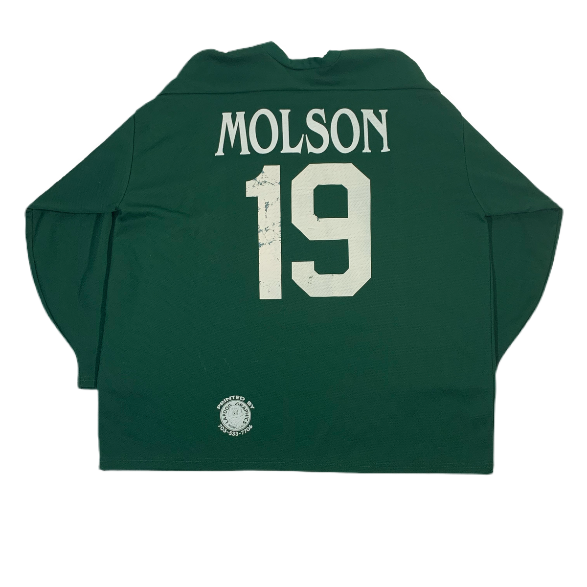 Vintage Molson Ice &quot;#19&quot; Hockey Jersey - jointcustodydc