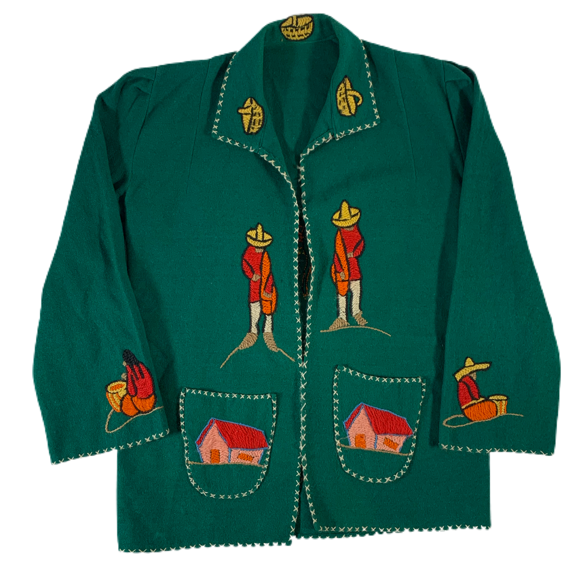 Vintage Embroidered Mexican “Souvenir” Jacket - jointcustodydc