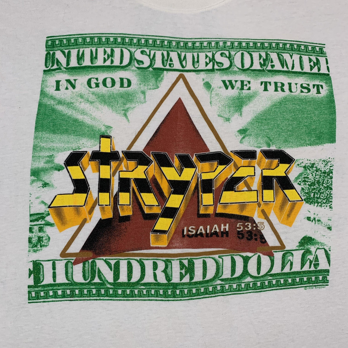 Vintage Stryper “In God We Trust” T-Shirt - jointcustodydc