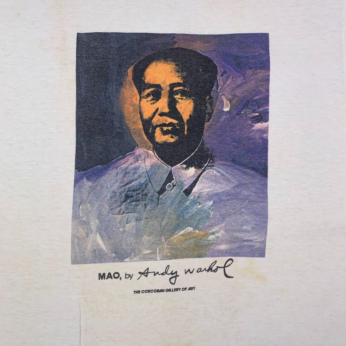 Vintage Andy Warhol &quot;MAO&quot; The Corcoran Gallery T-Shirt - jointcustodydc