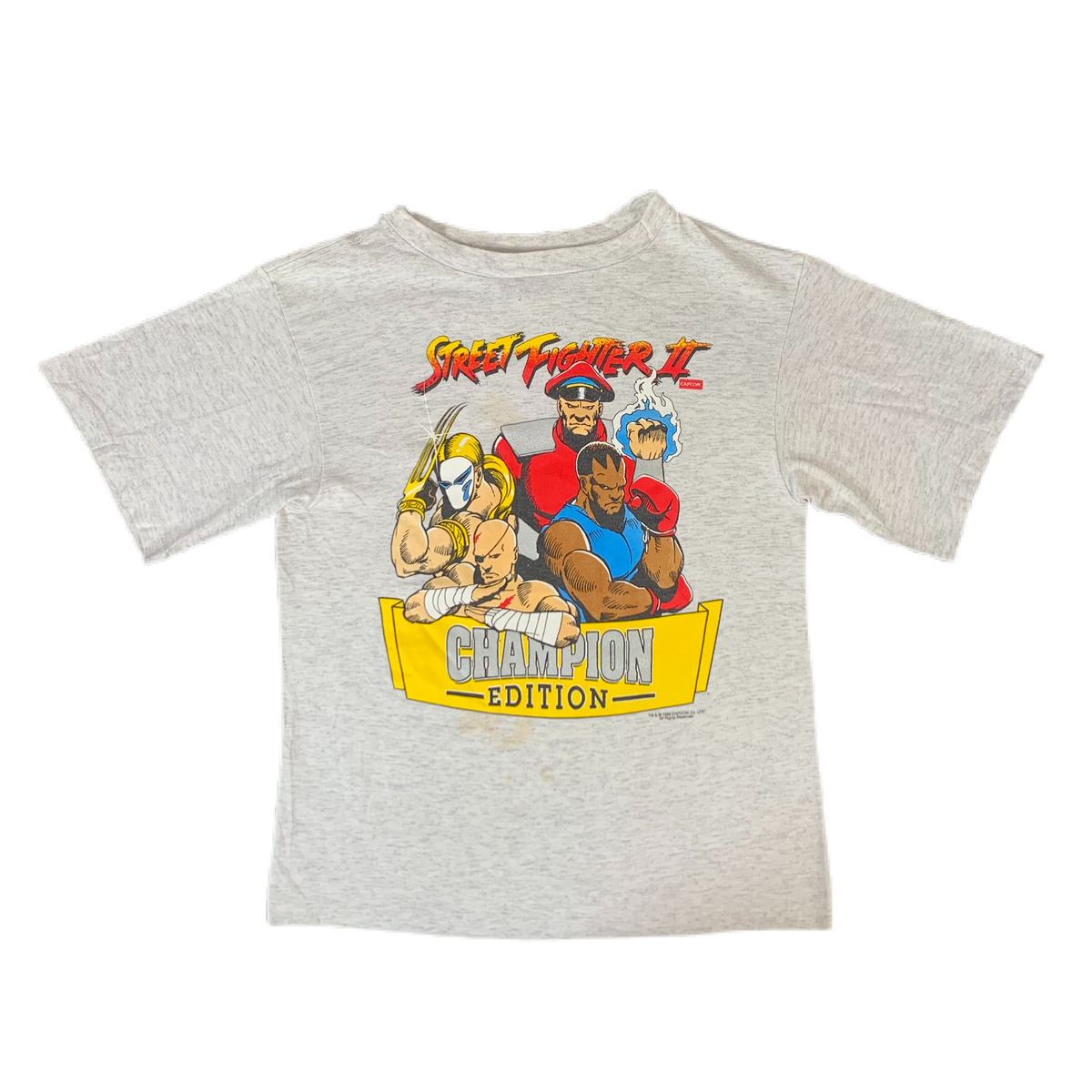 Vintage Street Fighter II "Capcom" Champion Edition T-Shirt ...