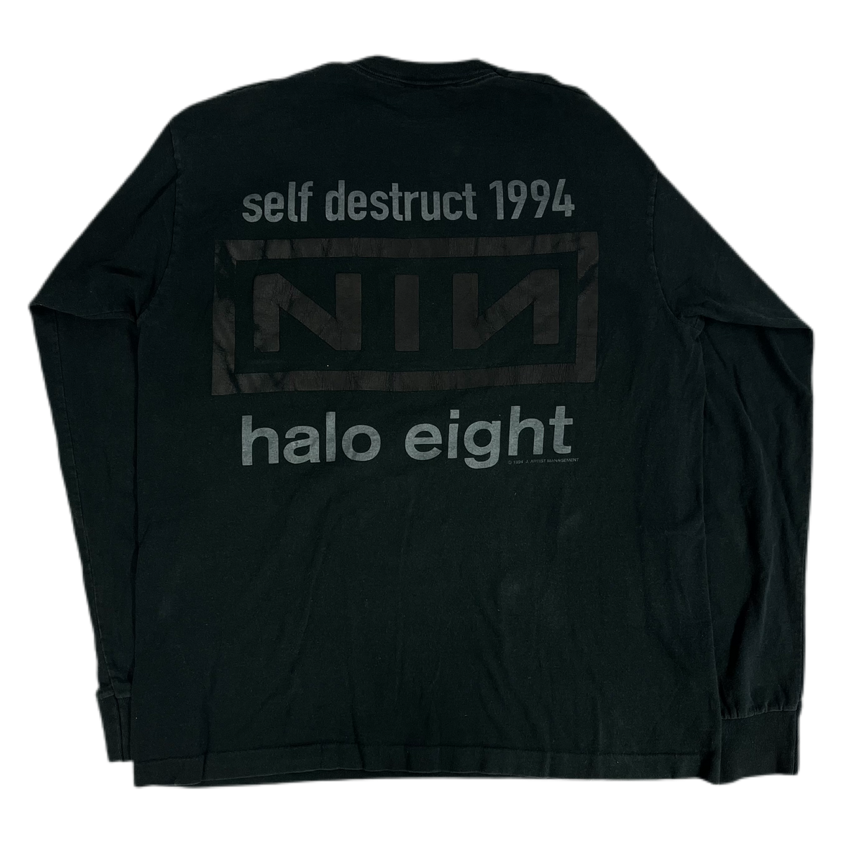 Vintage Nine Inch Nails &quot;The Downward Spiral&quot; Halo Eight Long Sleeve Shirt