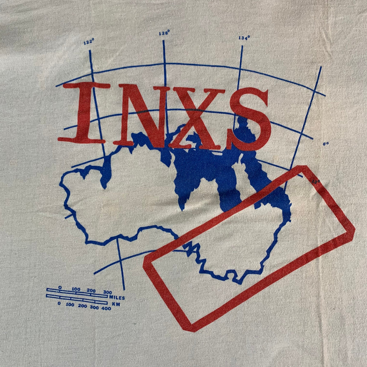 Vintage INXS &quot;A U.P.C. Production&quot; T-Shirt