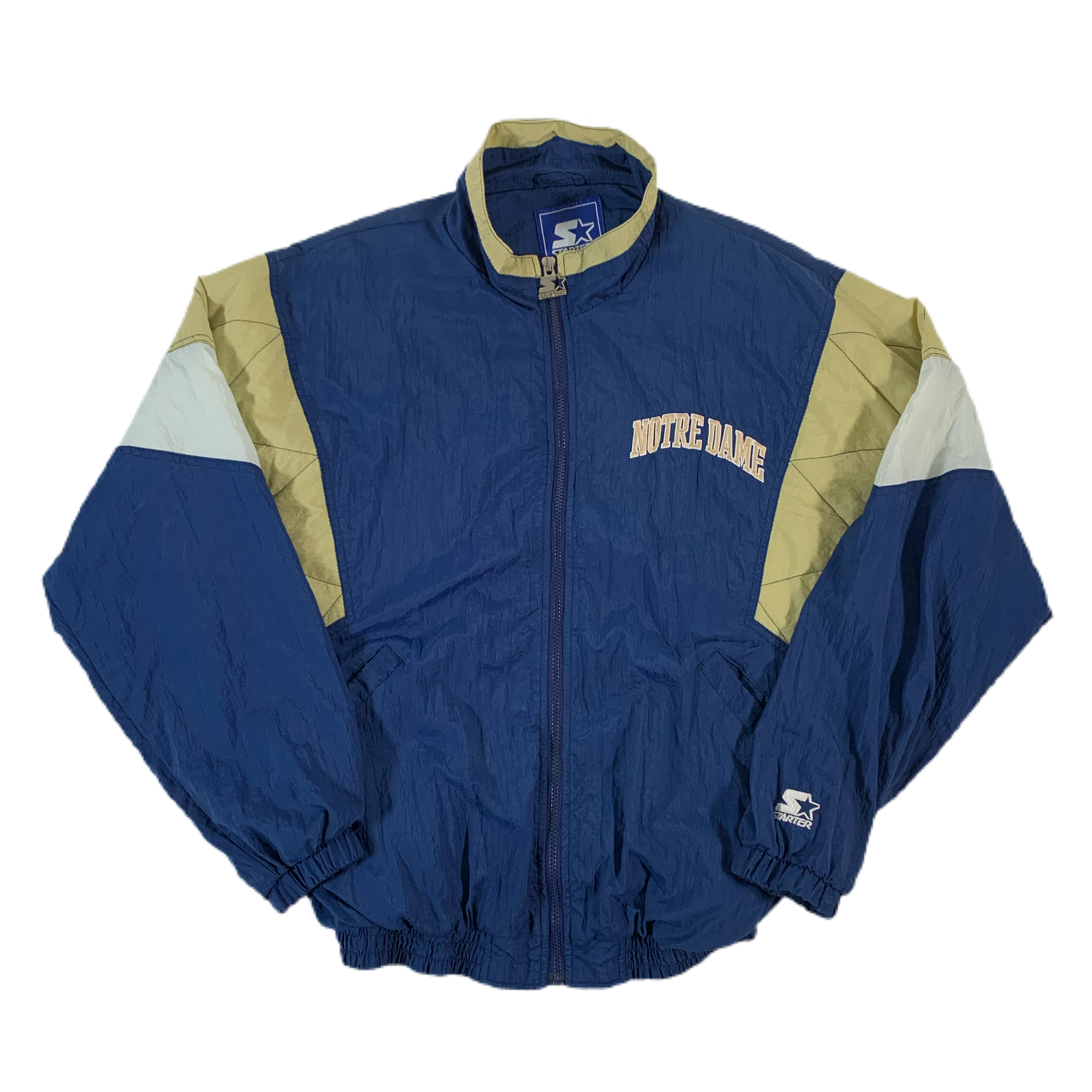 Notre dame sales starter jacket 90s