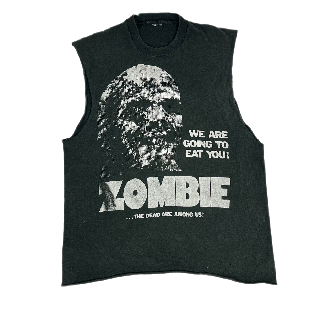 Vintage ZOMBIE &quot;The Dead Are Among Us&quot; Lucio Fulci Cut Shirt