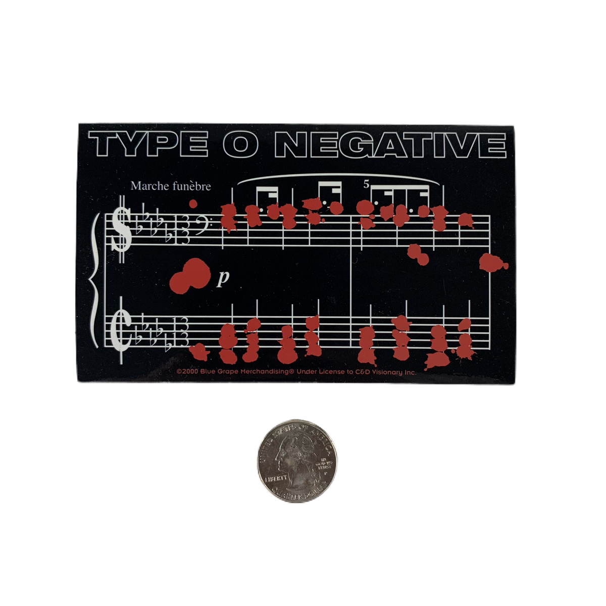 Vintage Type O Negative “4 Dicks From Brooklyn” Sticker Lot #3 - jointcustodydc