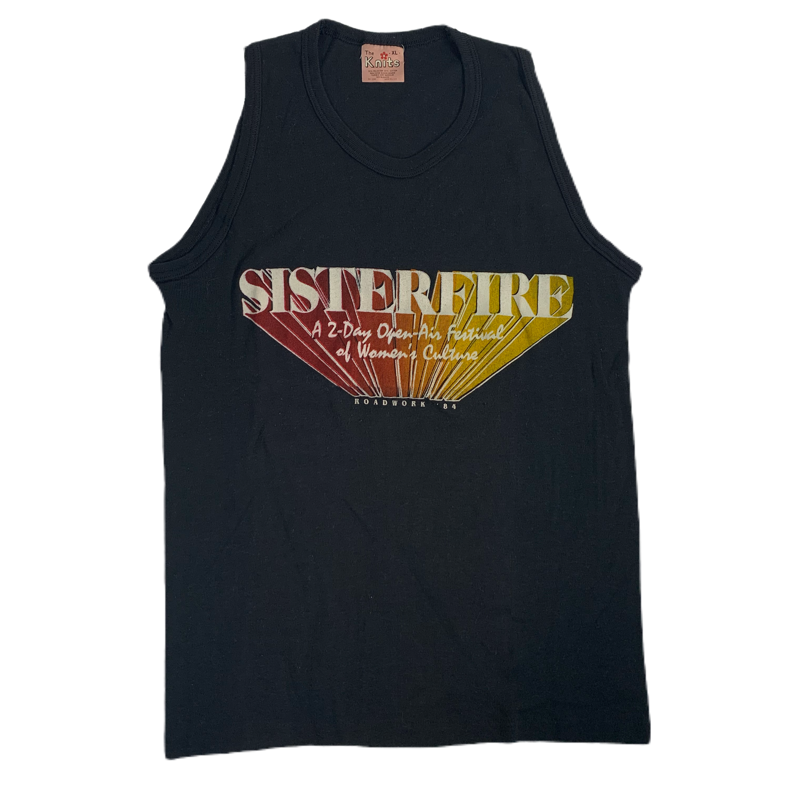 Vintage Roadwork "Sisterfire" LGBTQ Tank Top - jointcustodydc