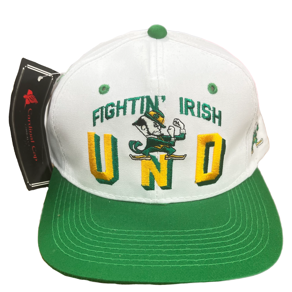 Vintage University Of Notre Dame UND &quot;Fightin&#39; Irish&quot; Snapback Hat